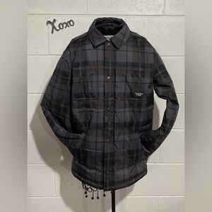 Abercrombie Kids Plaid Puffer Jacket Size 15/16